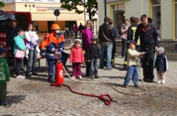 Familienaktion mit Herz